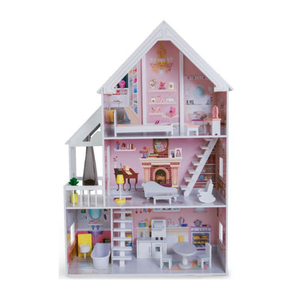 Wooden Dollhouse Liselle with LED Lights